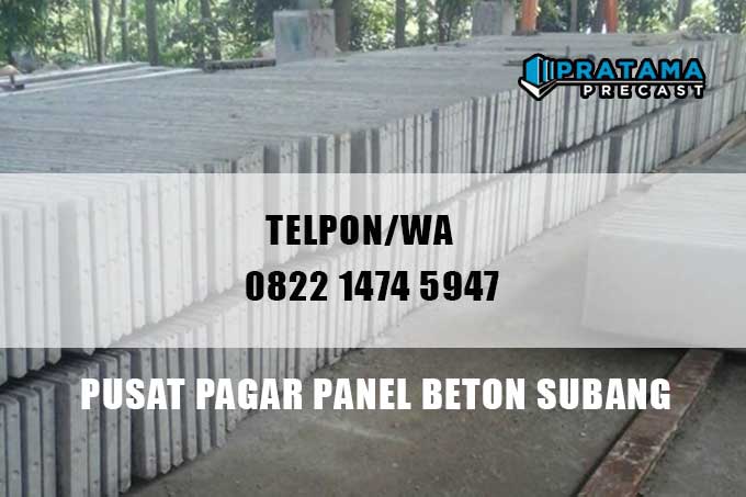harga pagar panel beton Subang terpasang