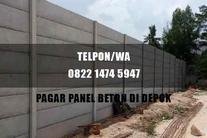 harga pagar panel beton Depok per meter